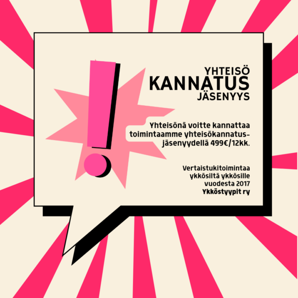 Yhteisökannatusjäsenyys 12kk